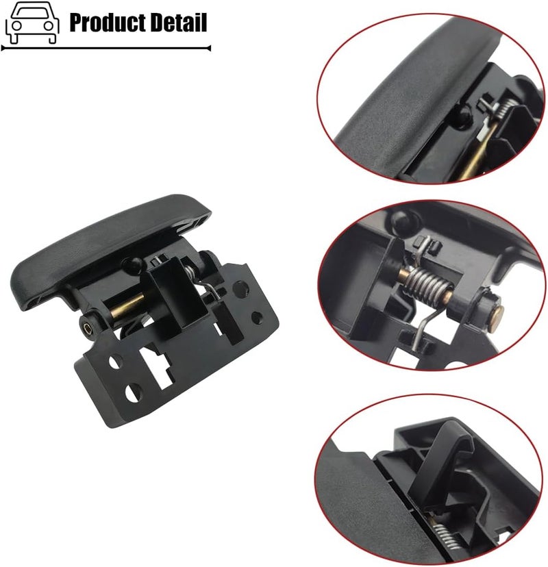 LXROAR01 Center Console Latch Compatible with Jeep Wrangler JL 2018 2019 2020 2021 2022 2023 2024 Year, Console Lid Latch for 68470797AA - Image 5
